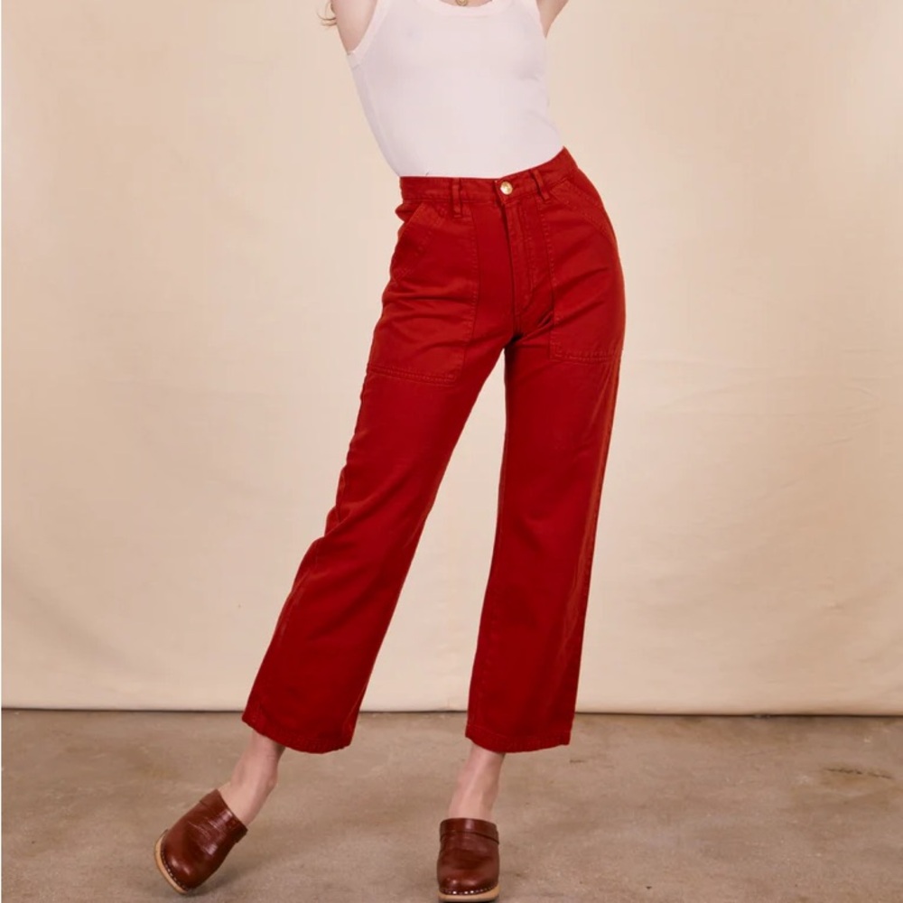 Big bud press paprika red work pants (size XS - 25-28)
